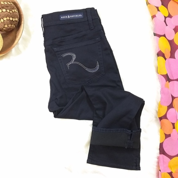 Rock & Republic Roskilde crop capri Jeans - Picture 1 of 7